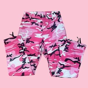 Pink Camo Cargo Pants